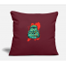 Gorilla Injured Burgundy Pillow